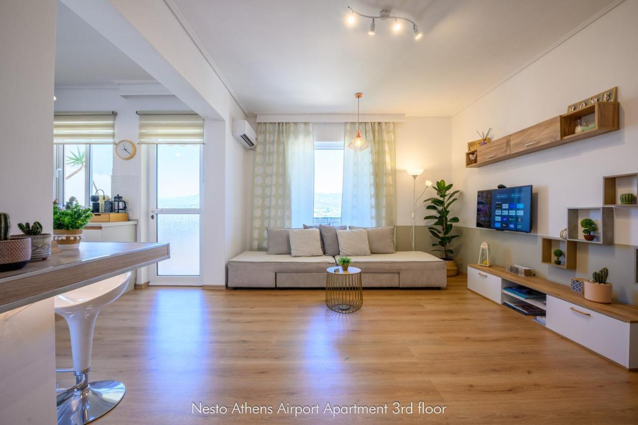 Nesto Athens Airport Apartment สปาตา ภายนอก รูปภาพ